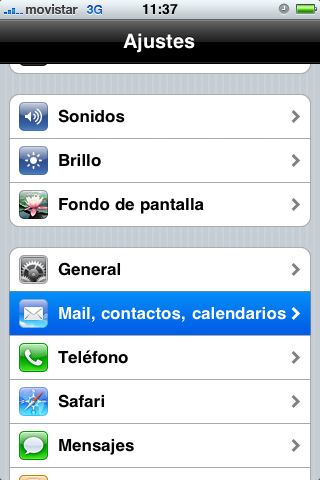 Configuración del cliente de correo por defecto de Android