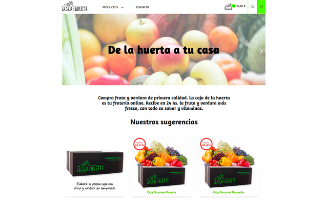e-commerce La Caja de la Huerta