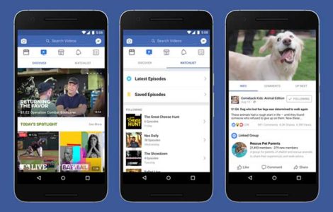 Facebook Watch, la plataforma de vídeo de facebook para competir con Youtube