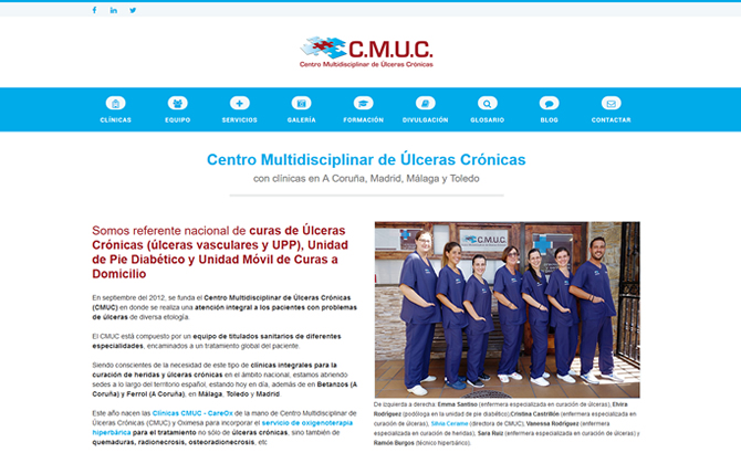 Desarrollo a medida Centro Multidisciplinar de Úlceras Crónicas